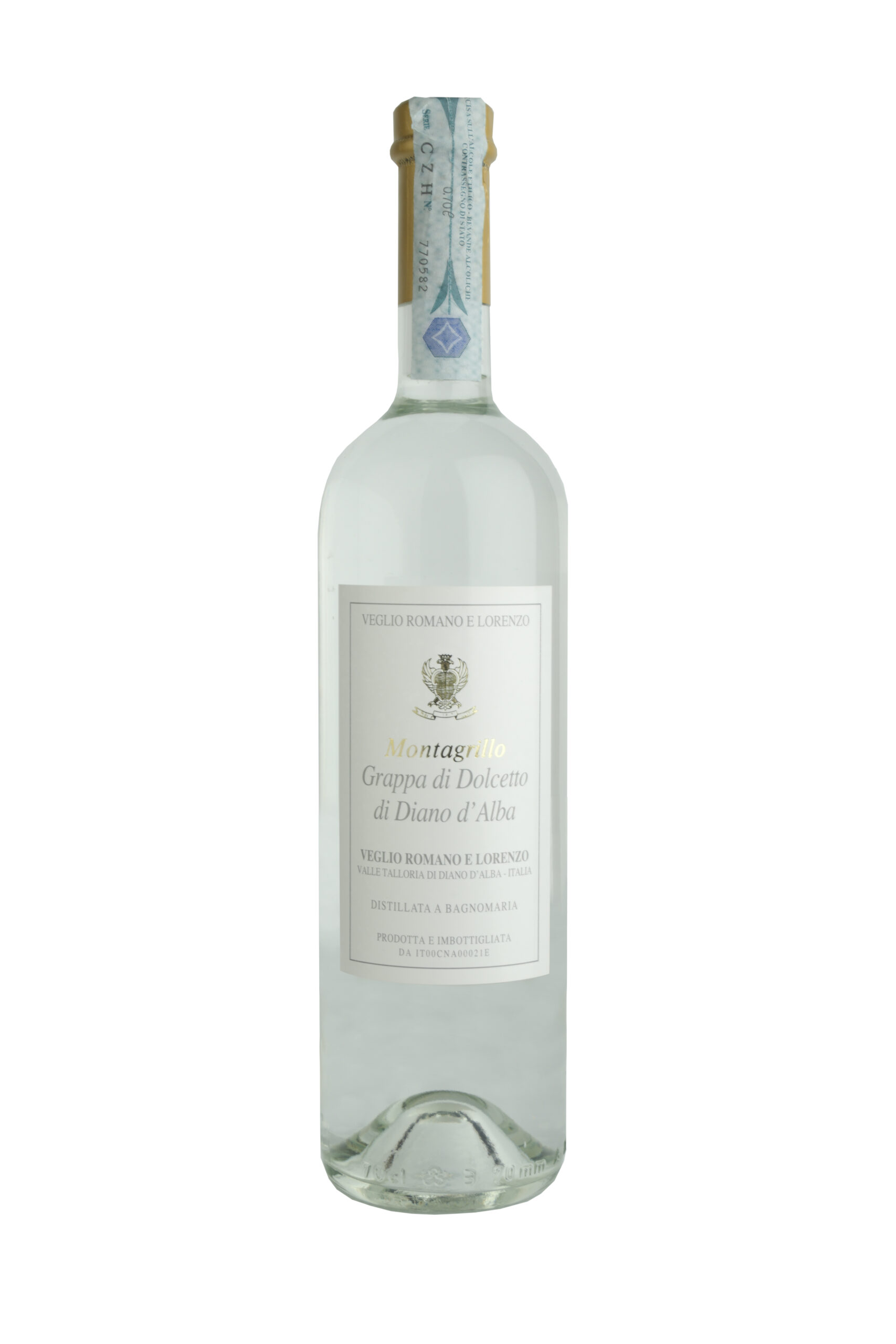 Grappa di Dolcetto di Diano d’Alba Montagrillo
